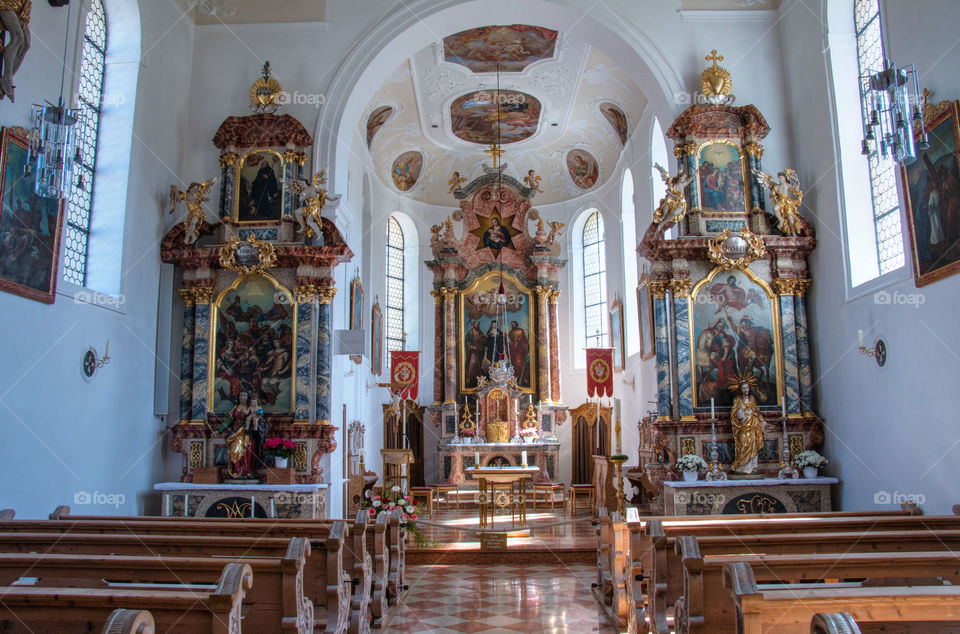 Church Of St Walburga interior 
