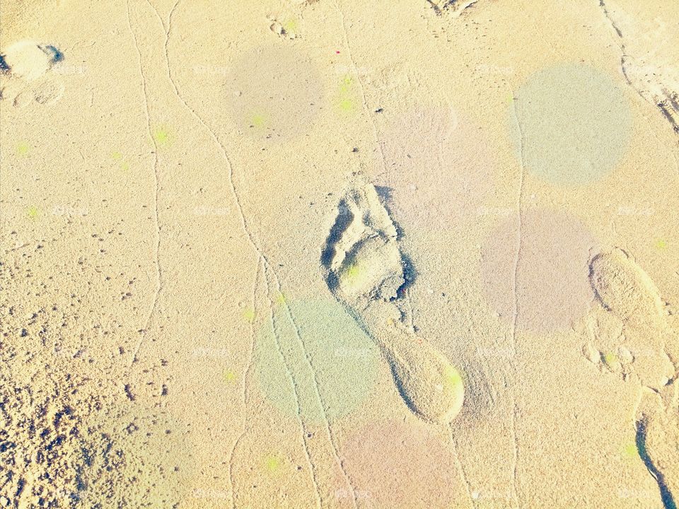 Rainbow footprint