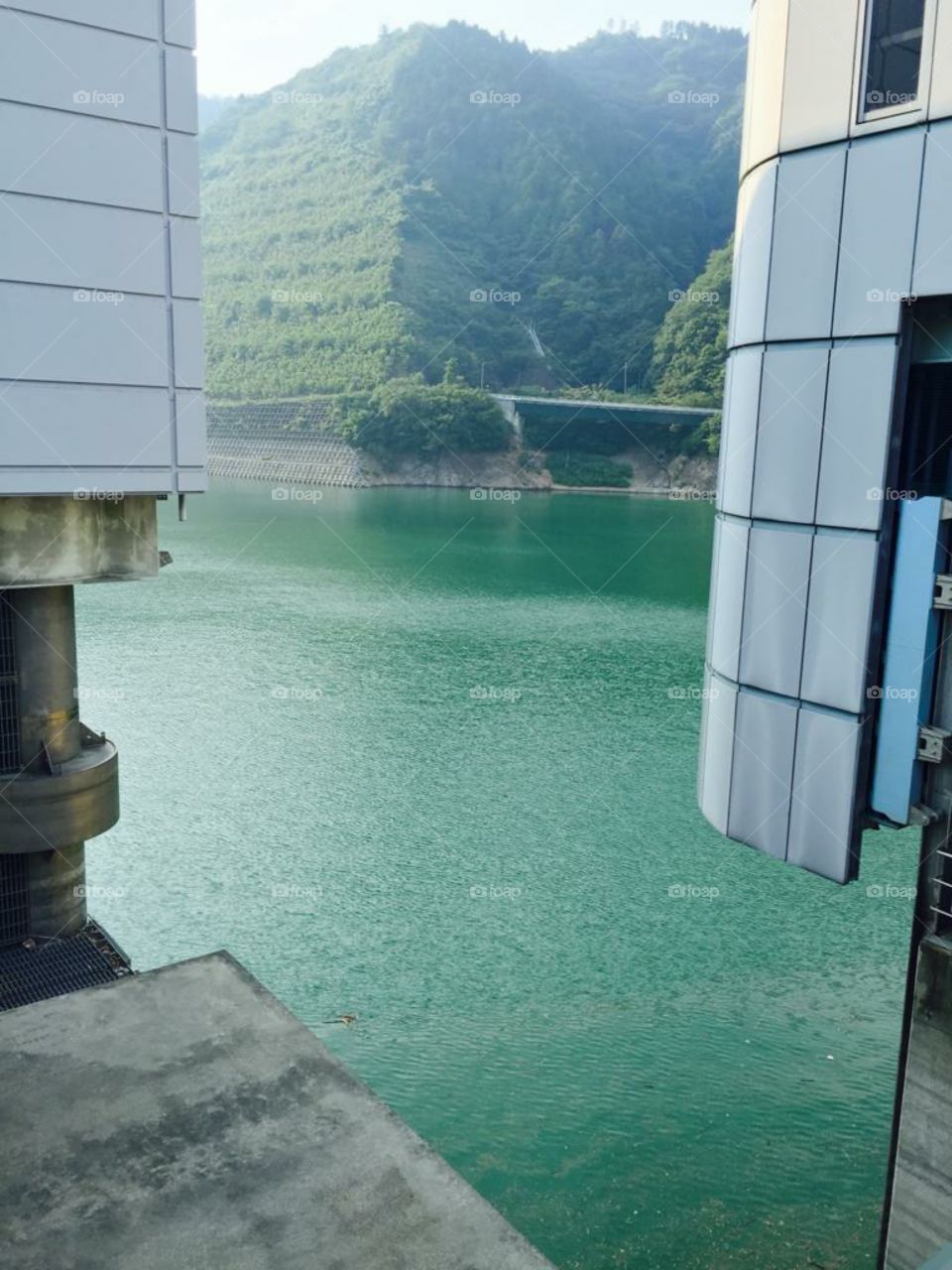 beautiful dam with natural view