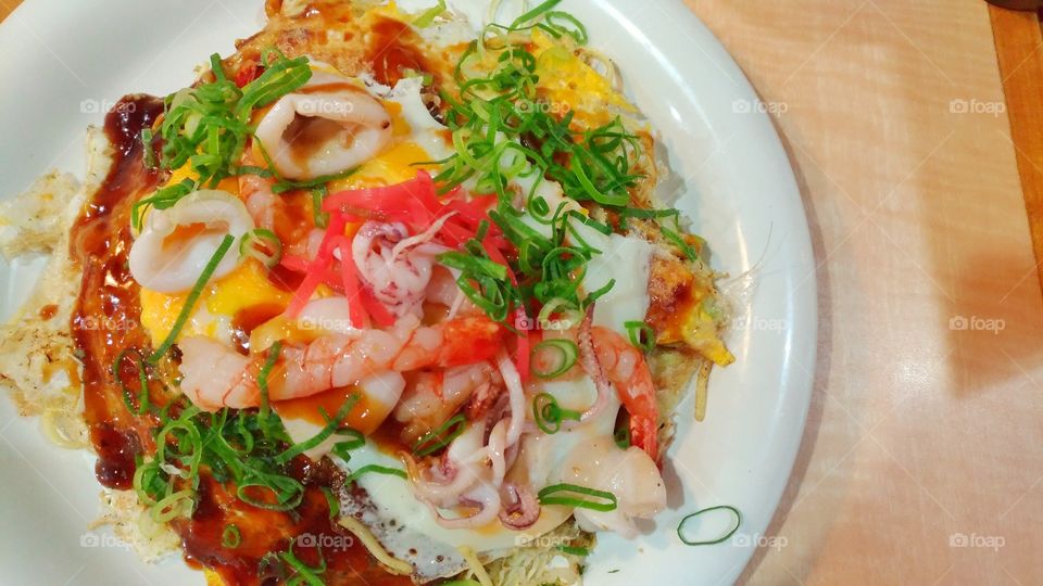 Hiroshima style Okonomiyaki