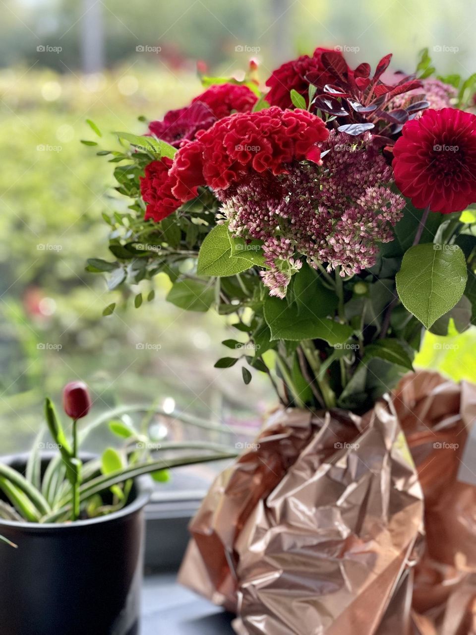 Flowers in a vase 