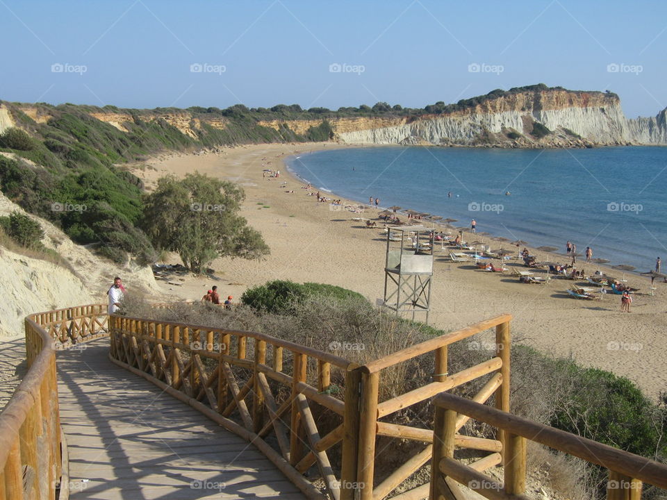 Grrakas beach in Zakinthos island