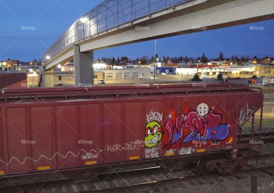 train graffiti