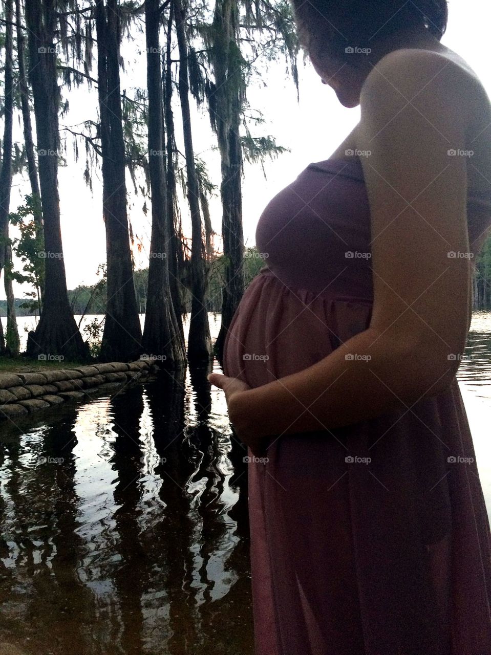Taking in the beauty around me. Calm pregnancy 