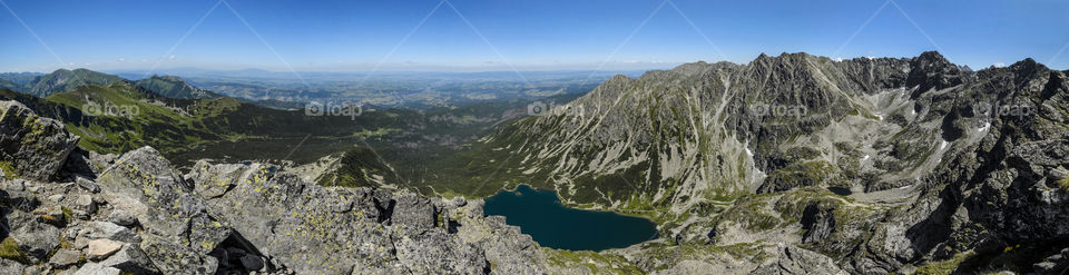 Dolina Gasienicowa valley in High Tatras, Poland