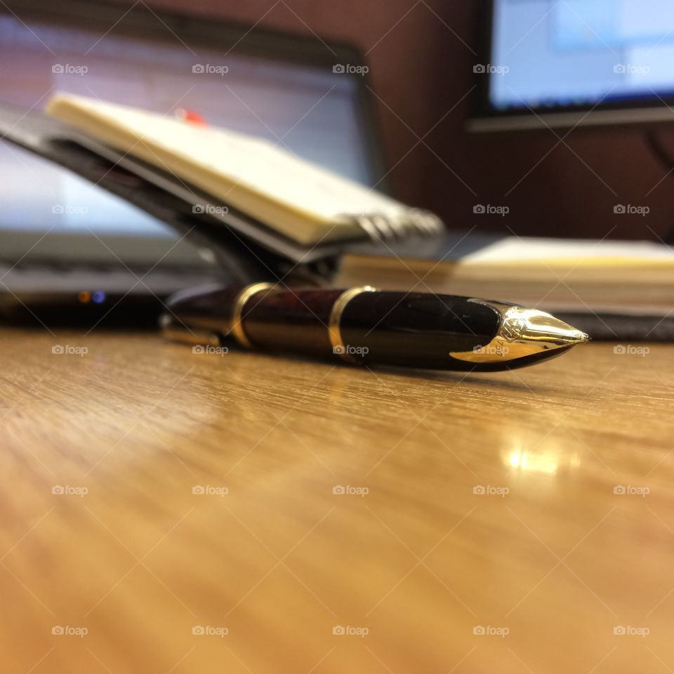 Waterman Carene. I just love this beautiful fountain pen.  Having a good pen is about how you feel when you use it! 
