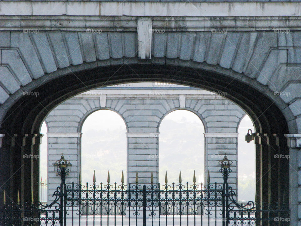 building stone arch gate by angeljack