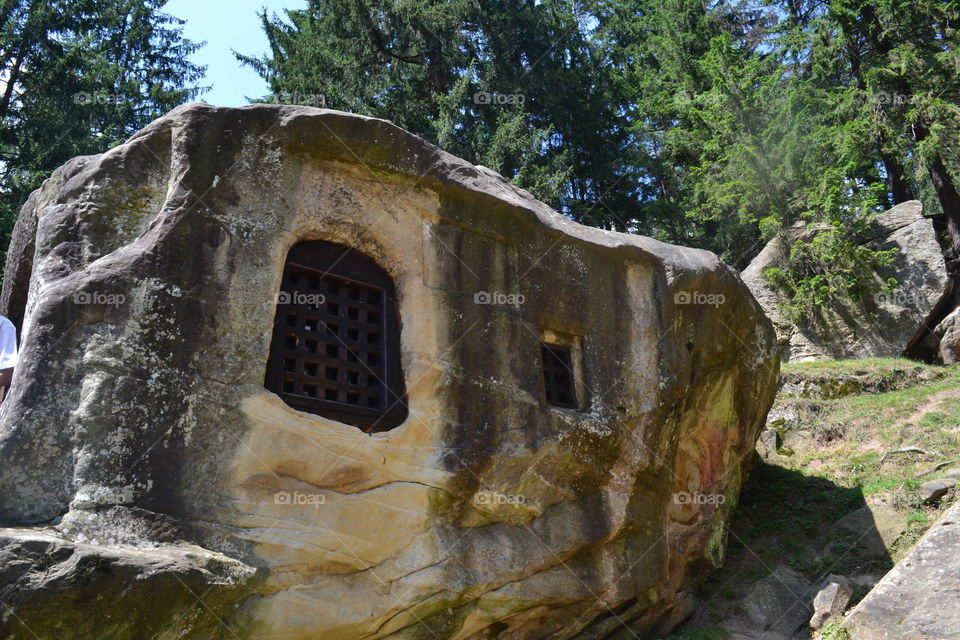 Cave carved in stone