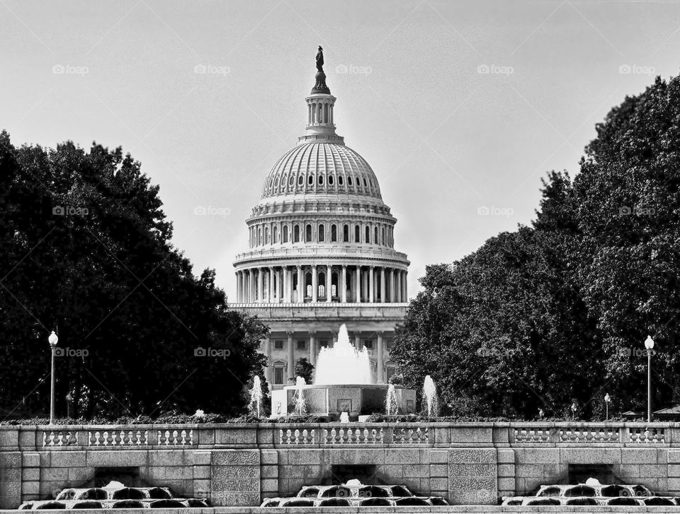 Black and white building