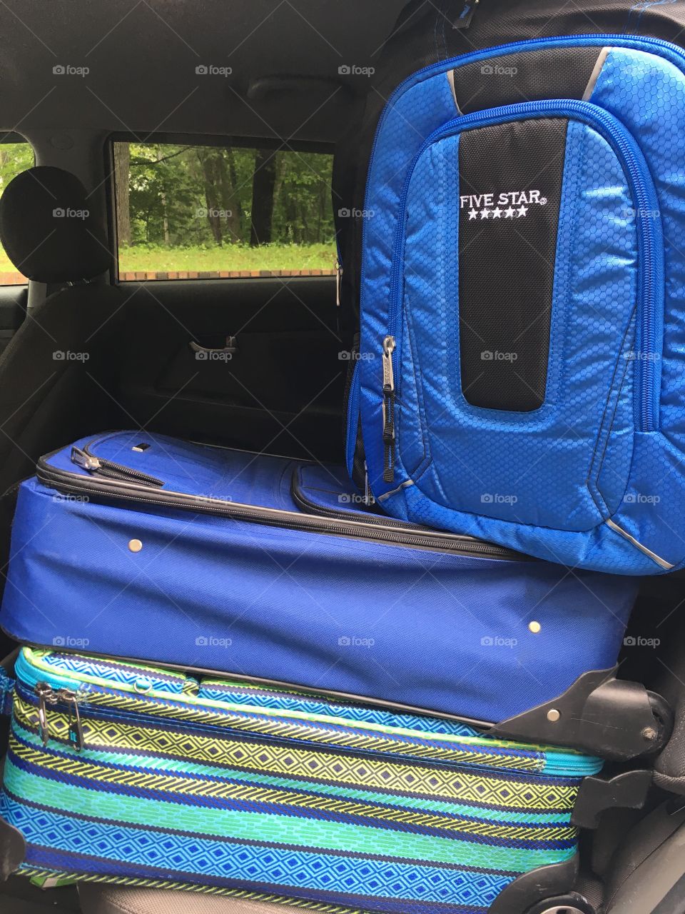 The best of the backpacks, five star by Mead. Filling up the car for a road trip