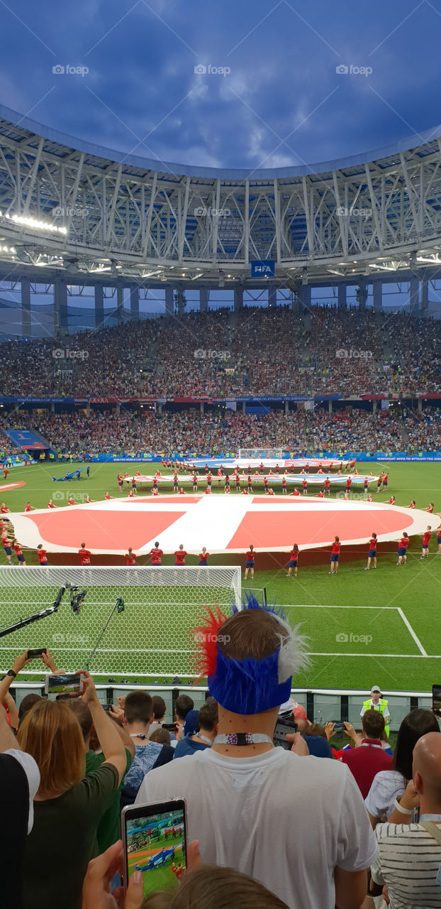 FIFA 2018 match Croatia-Denmark in Nizhny Novgorod