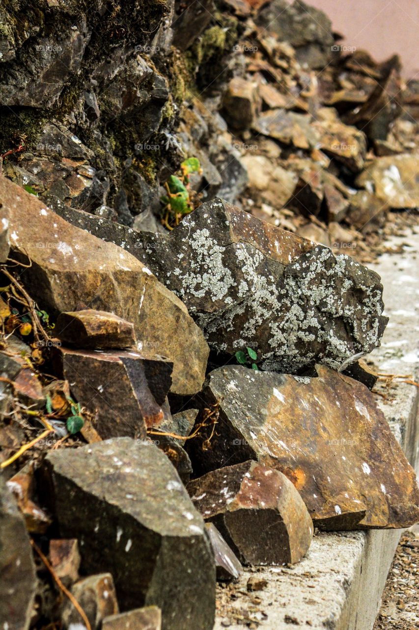 Close-up of rock