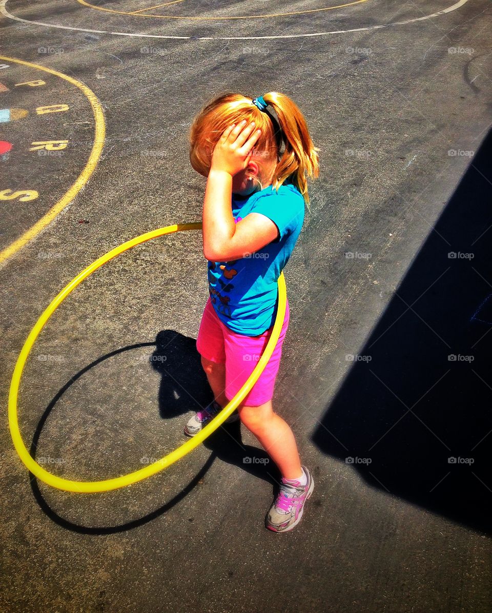 Yellow Hula Hoop