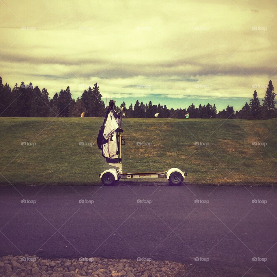 Golf board in central Oregon. 