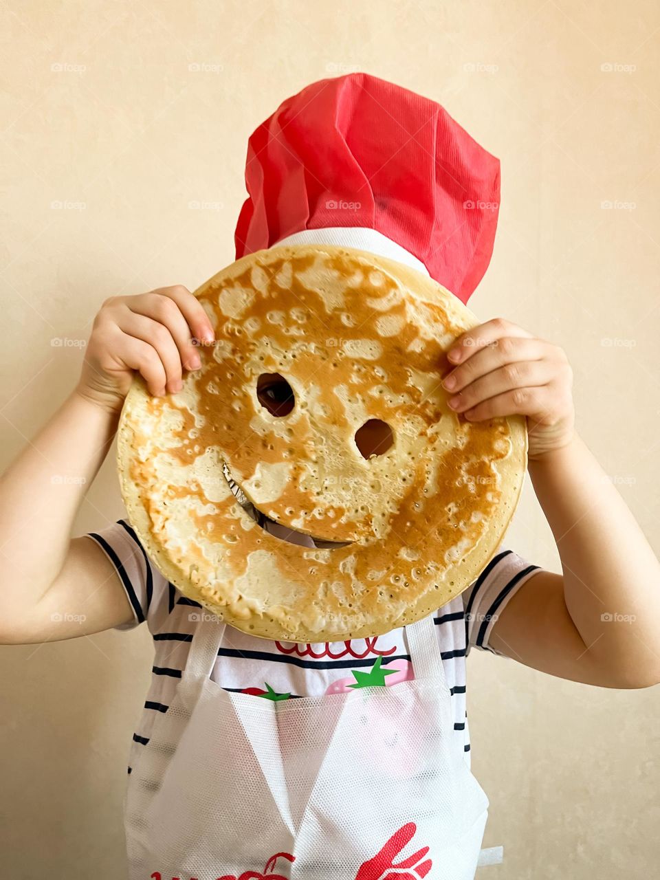 Delicious smile pancake 