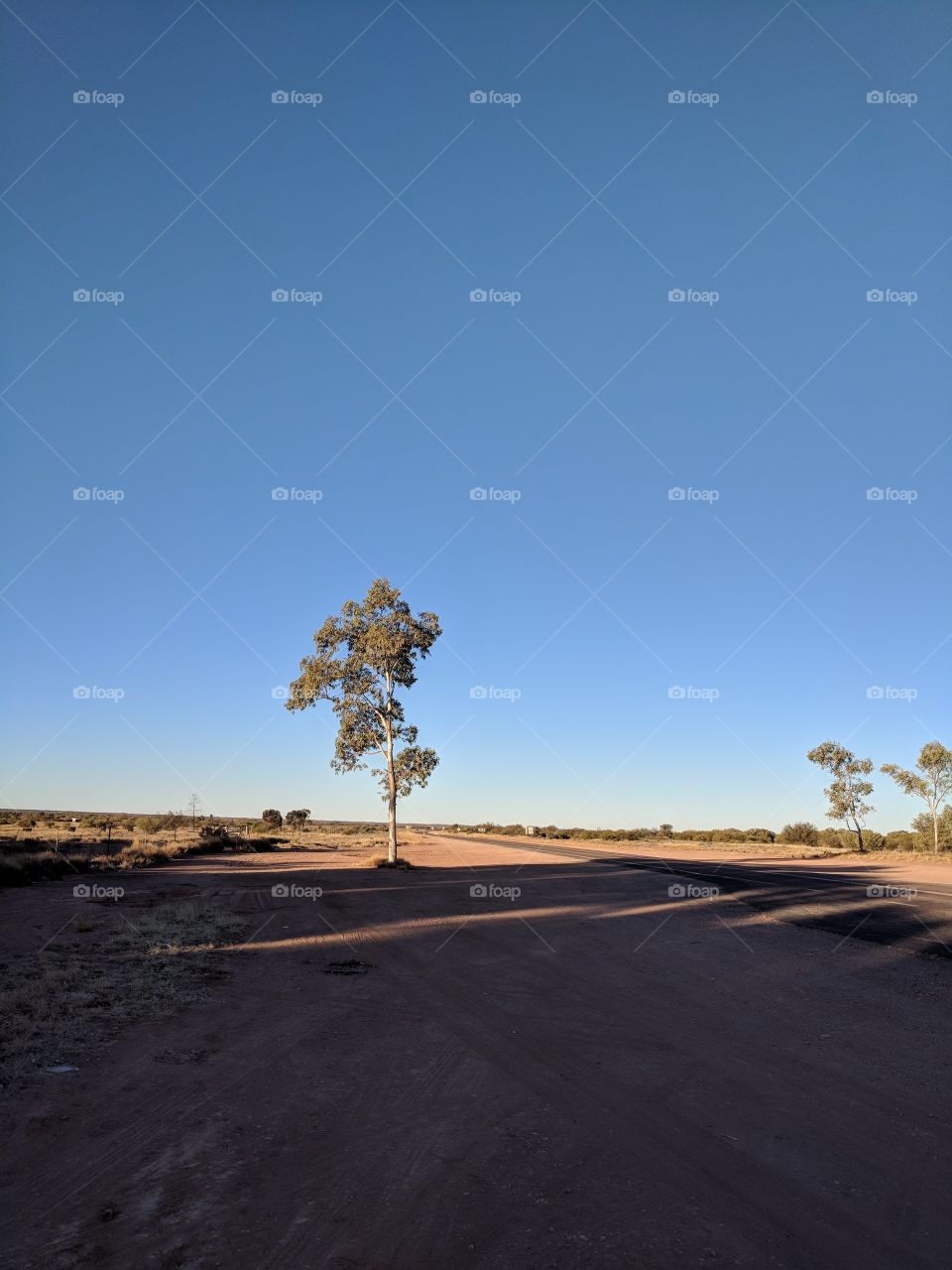 Travelling on an outback road in the northern territory