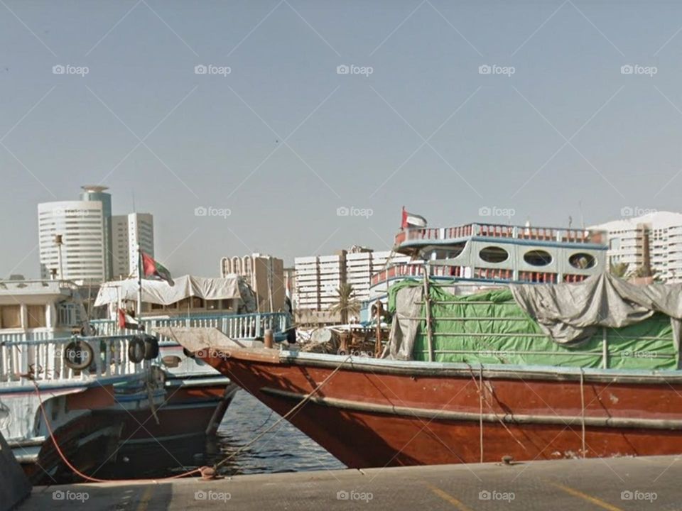 A beautiful river in Dubai