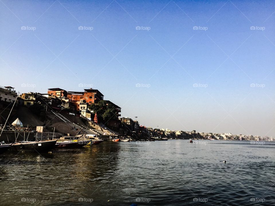 River view of varanasi 