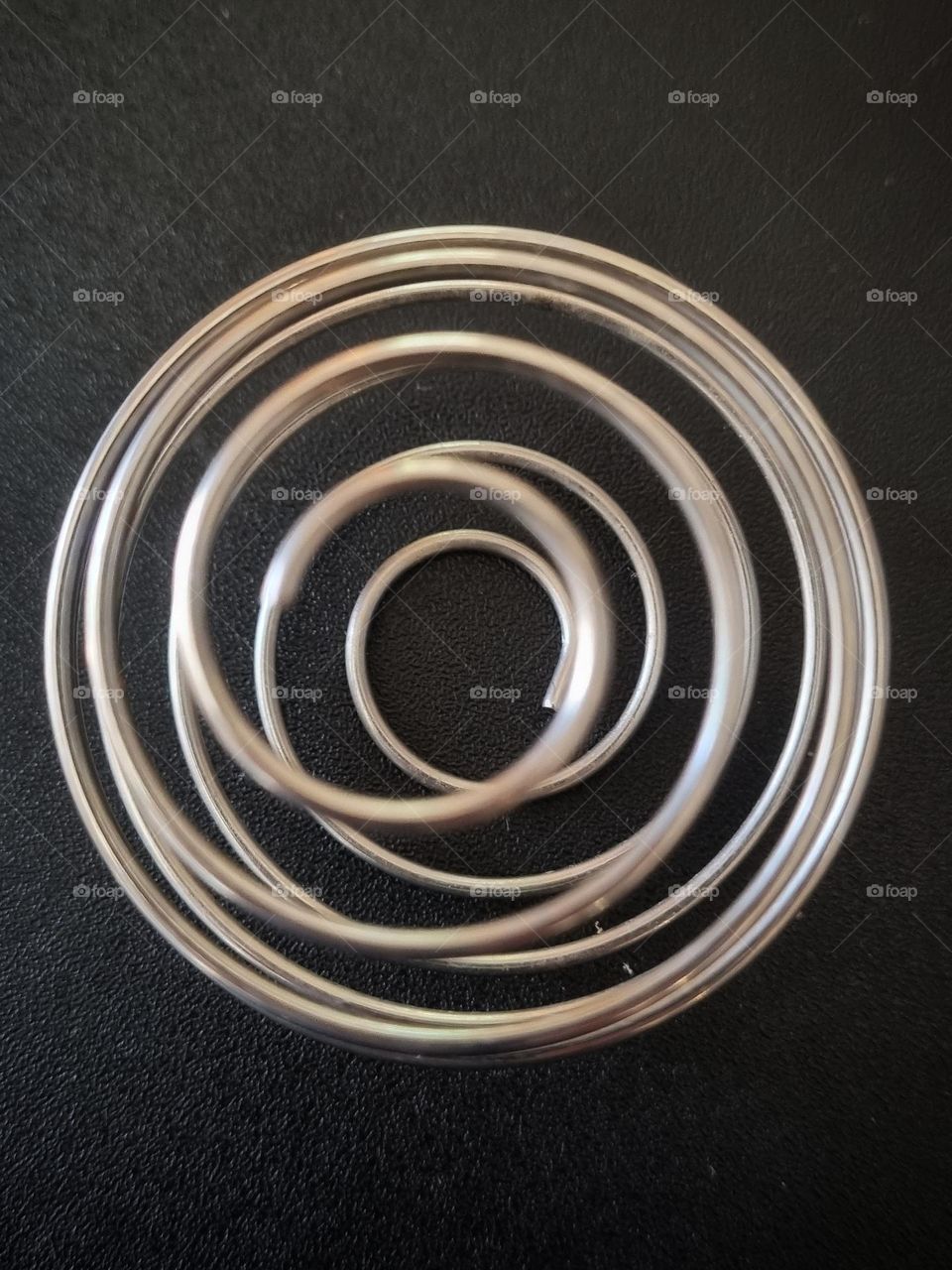 circular shape made with metal