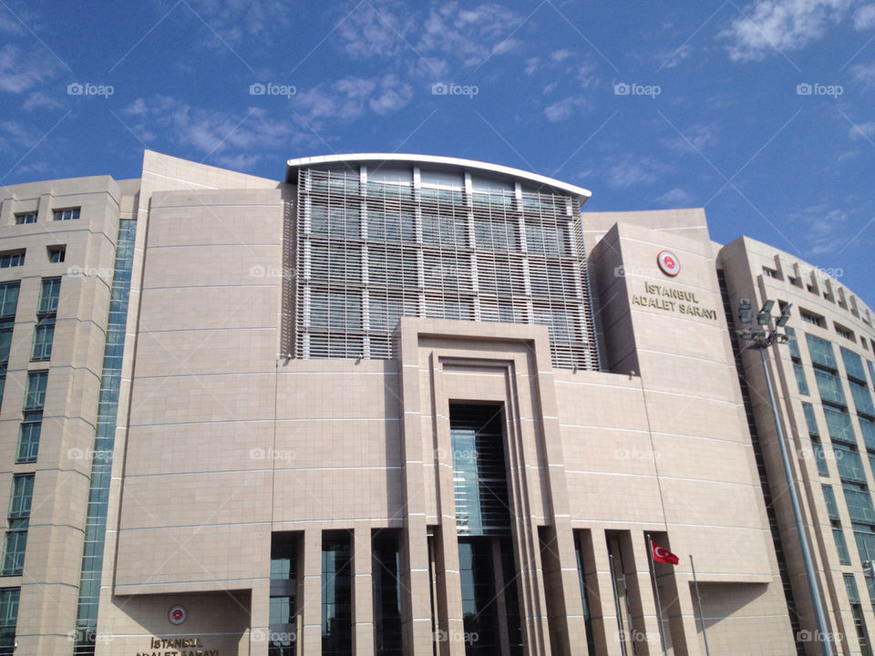 sky blue building turkey by linhof