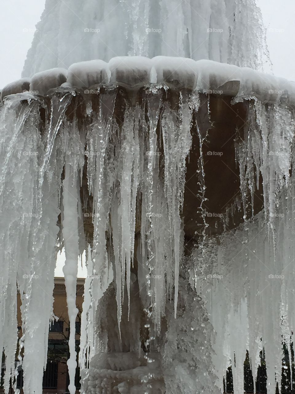 Frozen fountain