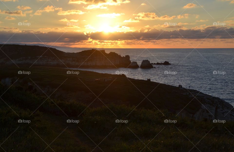 Sunset. Sunset landscape