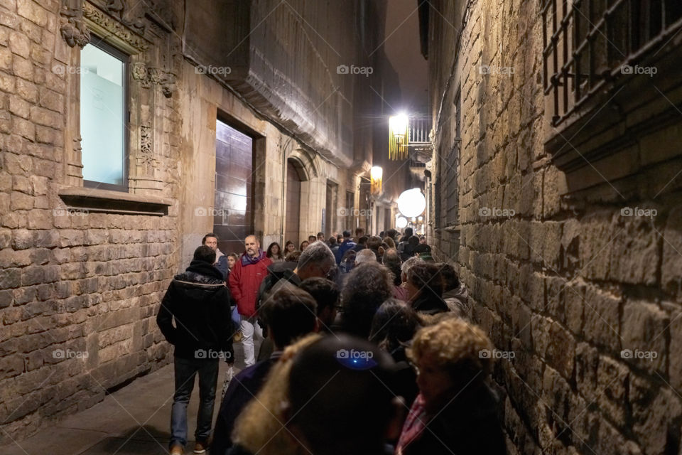 Carrer Montcada. Barcelona.