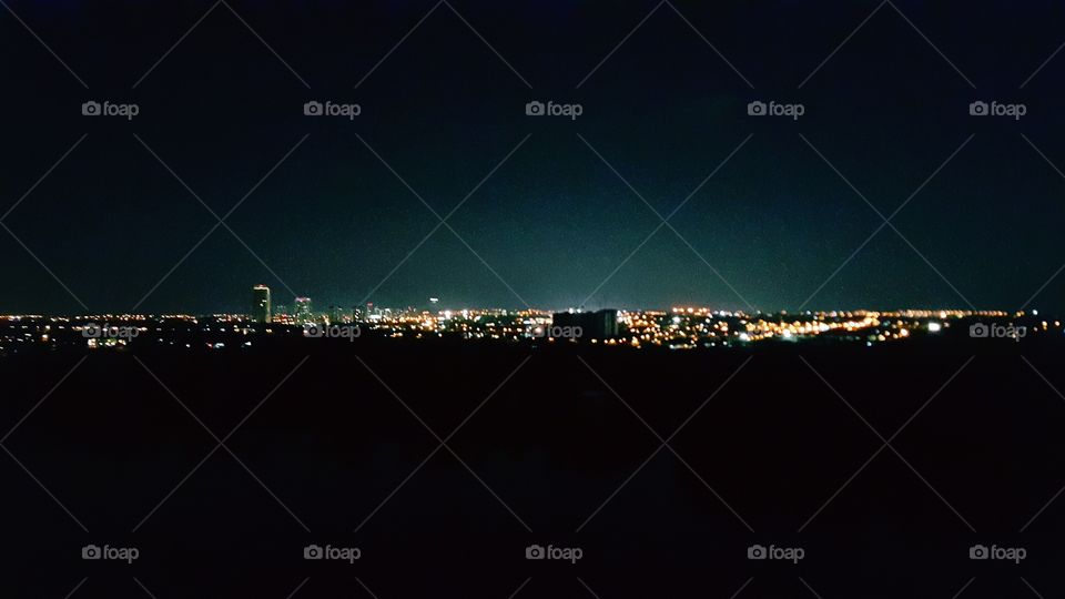 Night view of  City
