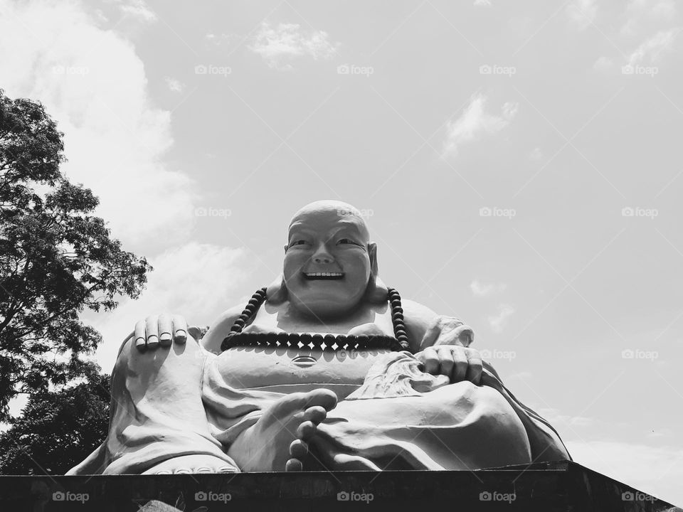 A buddhist statue in Foz do Iguaçu - Paraná