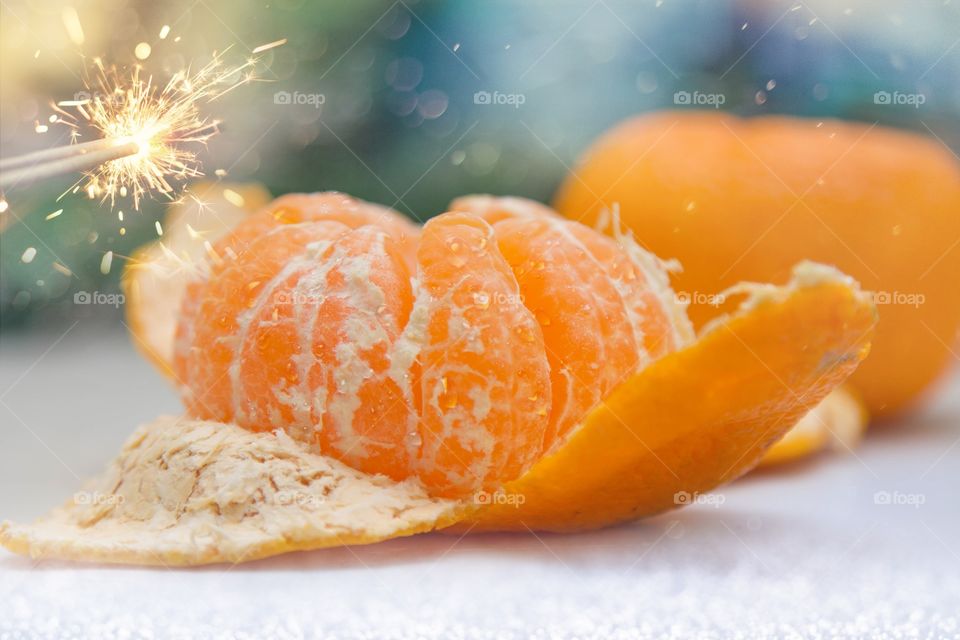 new year tangerine
