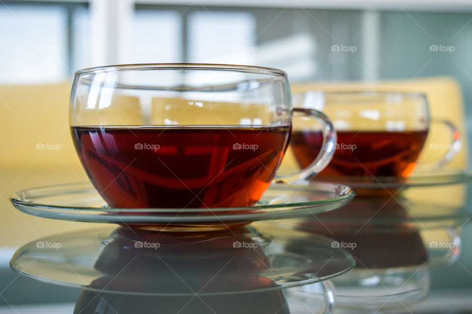 Close-up of a black tea