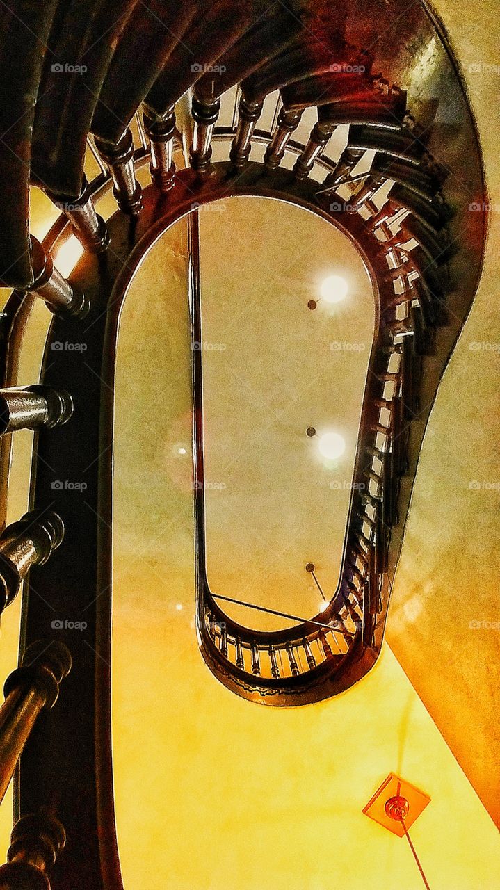 Stairway inside Tombstone Courthouse