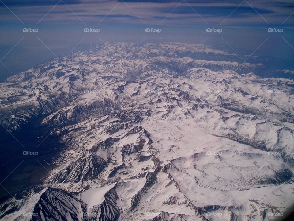Mountains from above