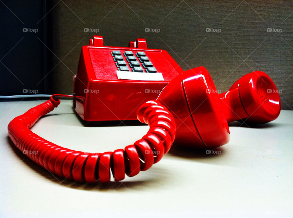 red china emergency phone by abbydog