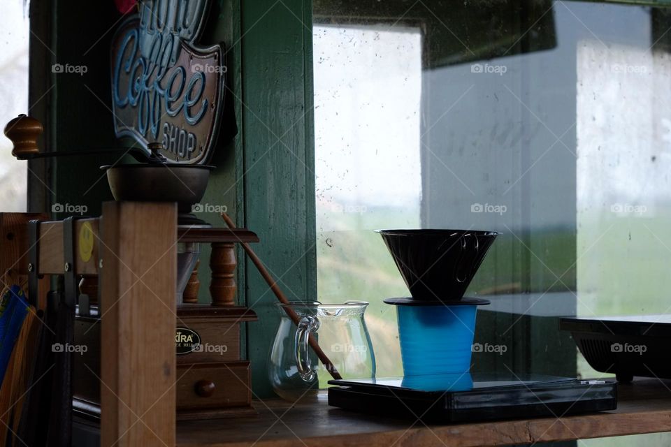 coffee making corner