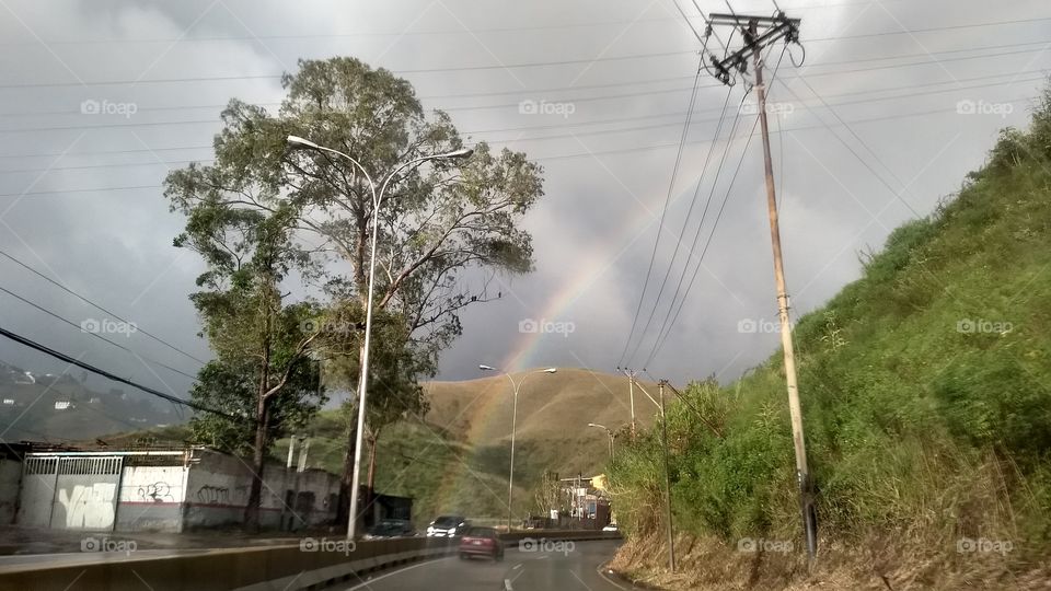 arcoiris días de lluvia