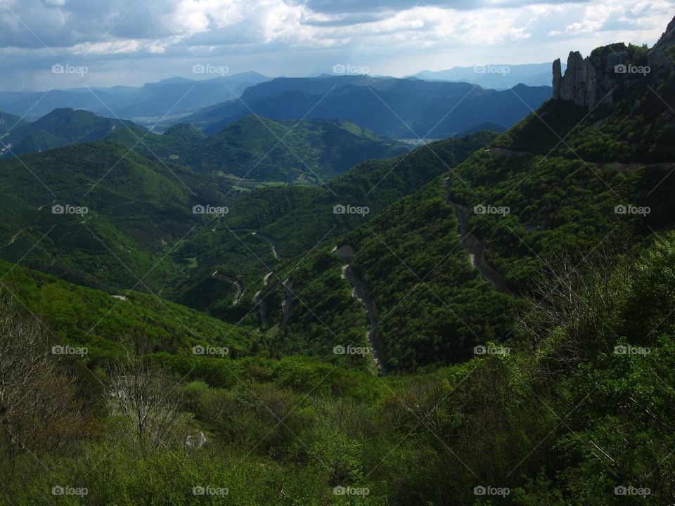 Scenic sight in Villard de lans in France