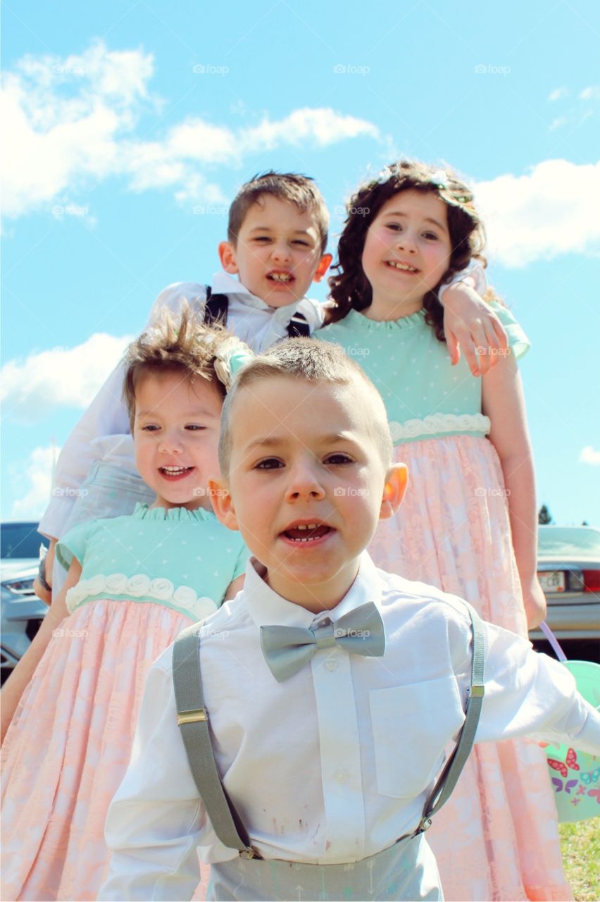 Blood flows deep in these four