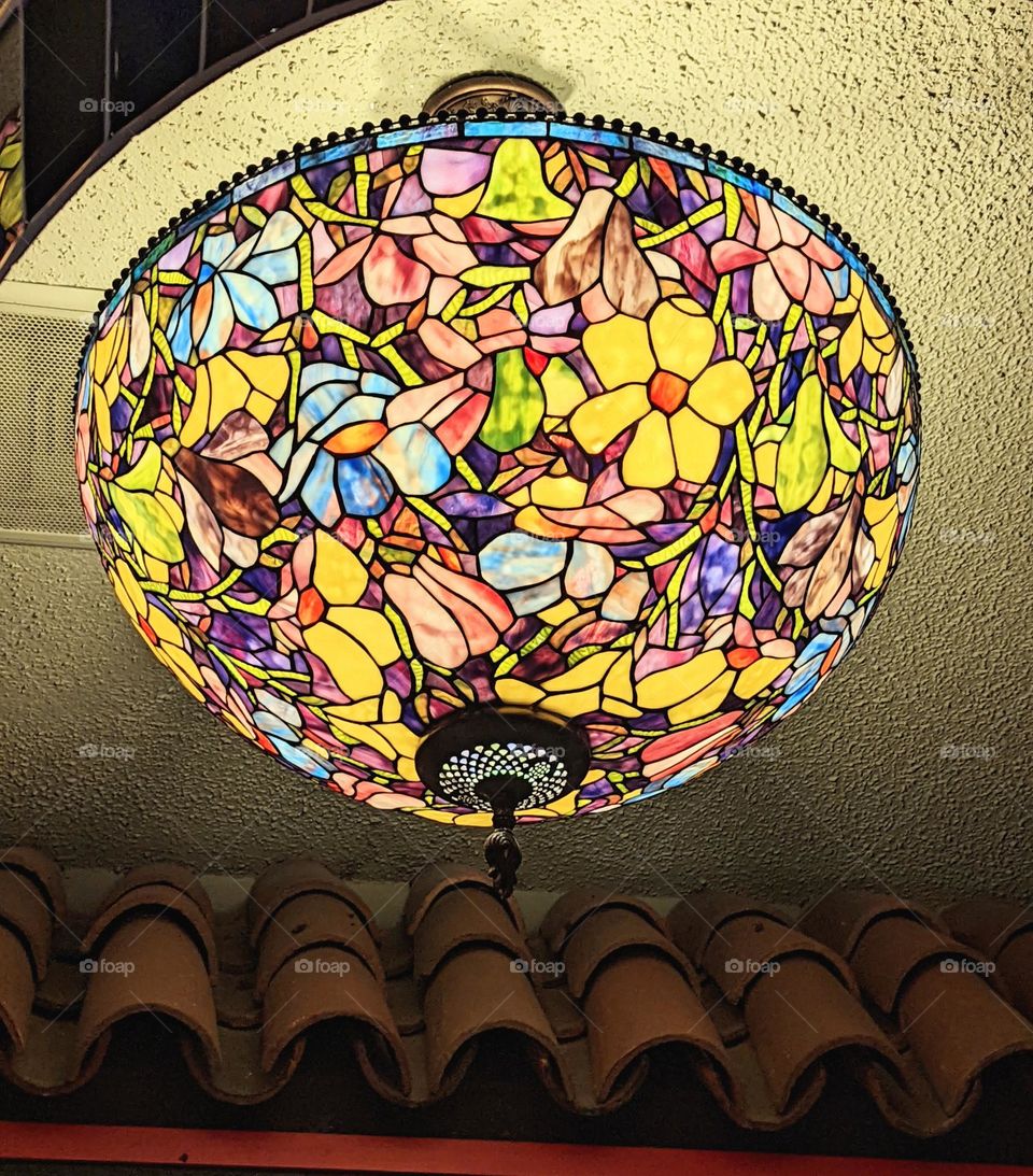 Tiffany style chandelier