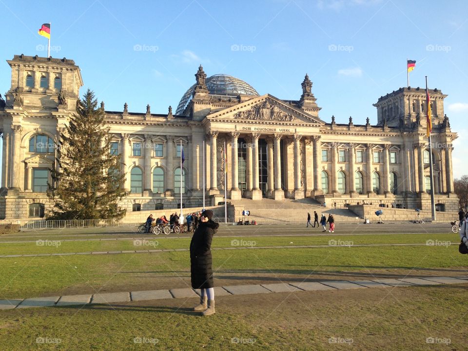 Enjoying the sun in Berlin 