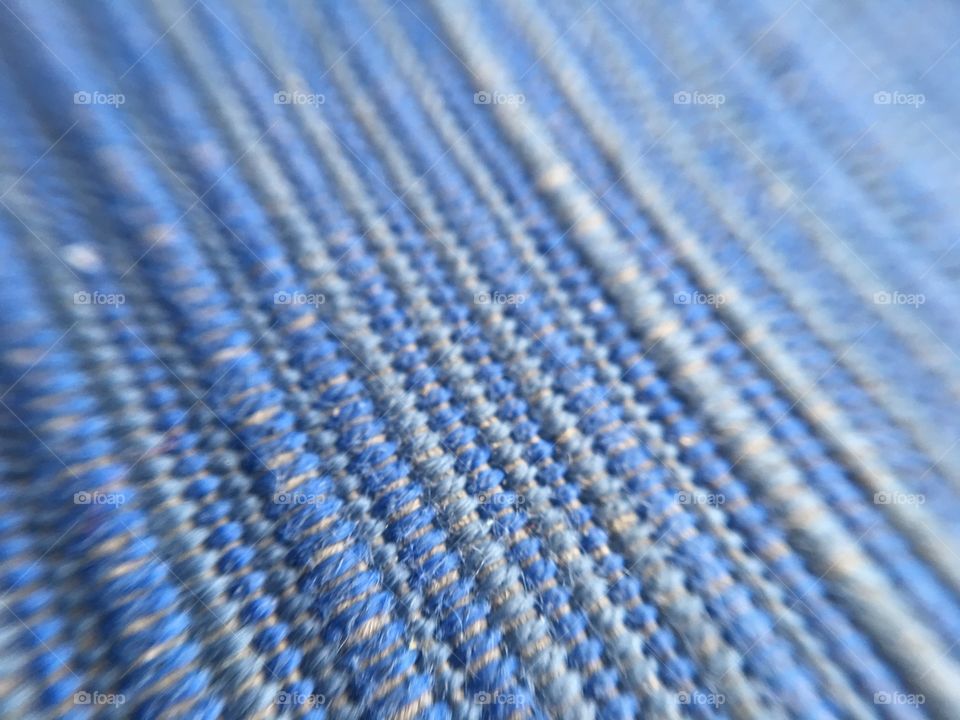 Blue Fabric macro
