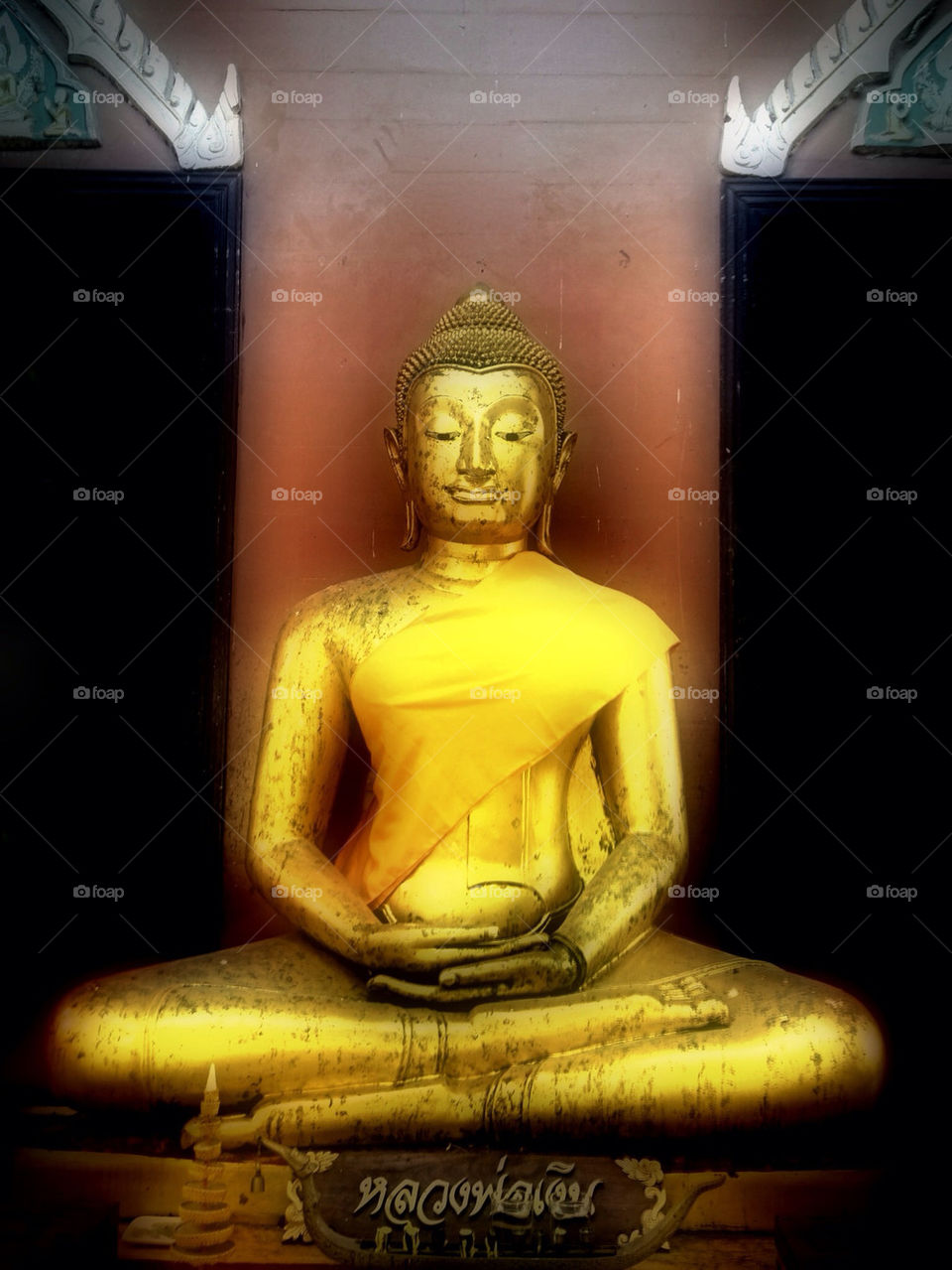 Lord Buddha in Thailand temple