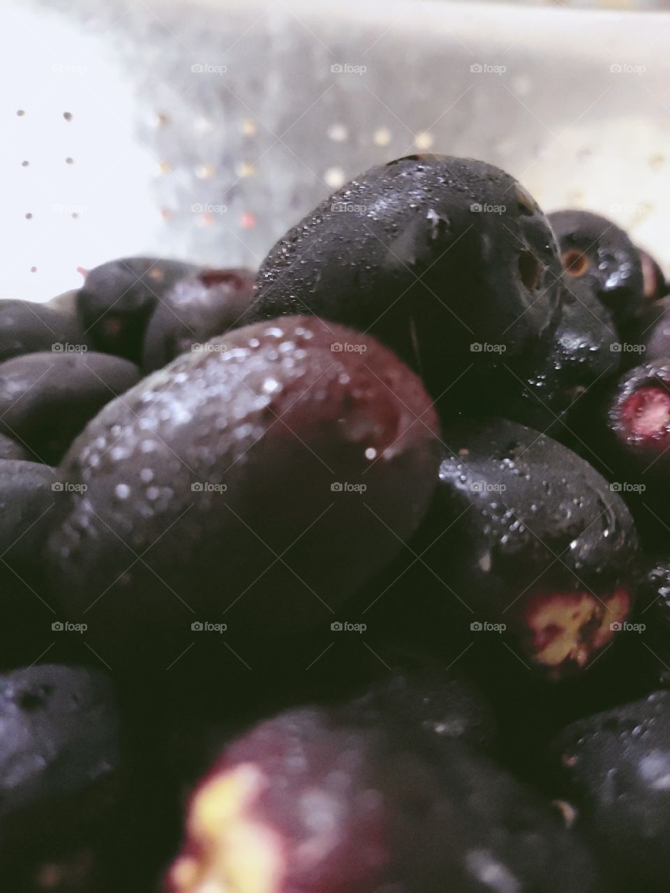 black grapes