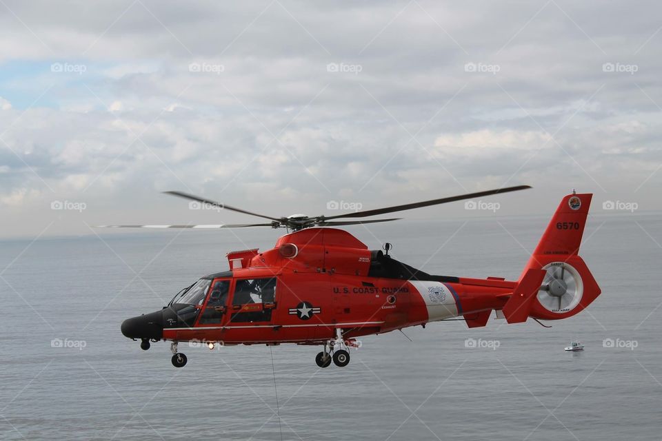 Coast Guard helicopter 