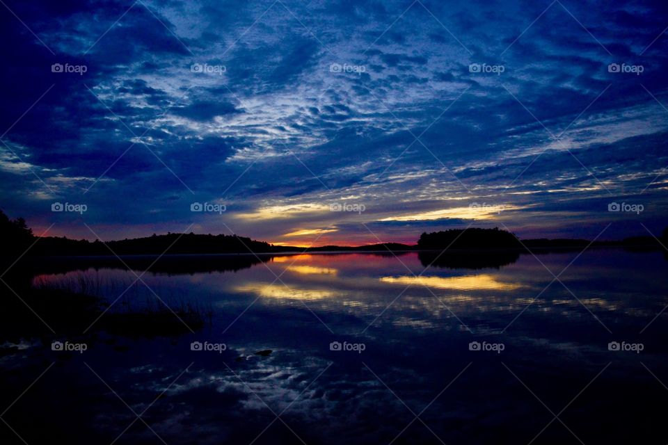 Awesome picture I took of the sky in the evening after a nice hike!