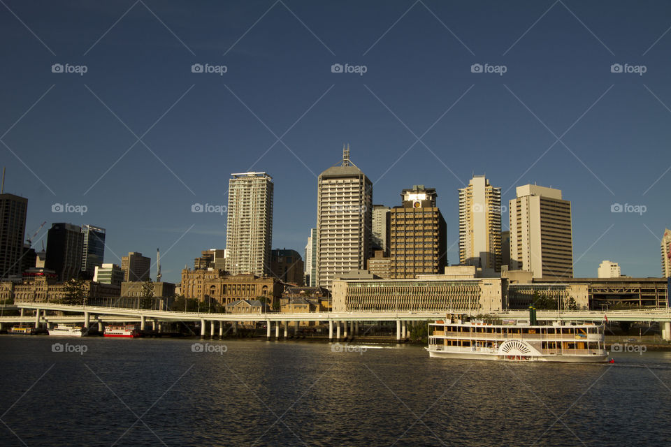 Sunset Ferry on Brisbane River