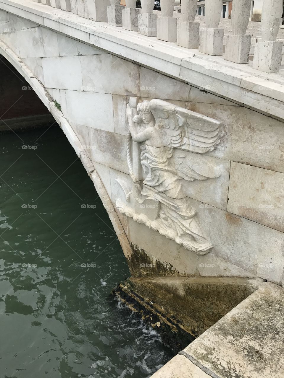Canal bridge in Venice, Italy.