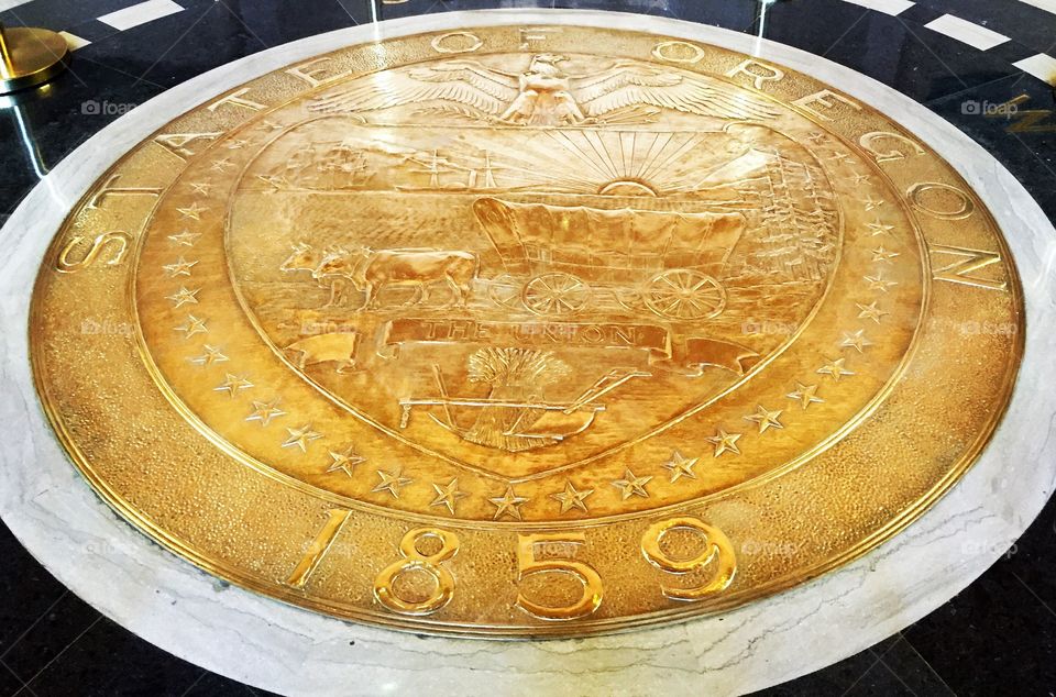 A Great Seal.  Oregon State Capitol. 