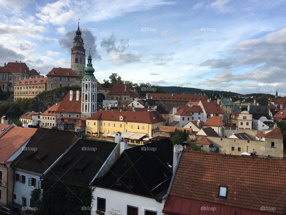 Beautiful views of Cesky Krumlov 