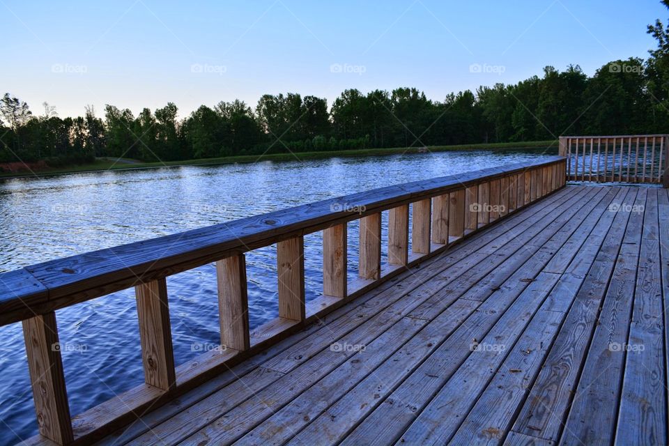 Deck at Sunrise